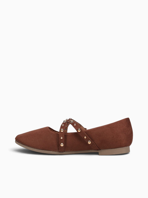 Yara Dark Brown Suede Dark Brown / 5 / M
