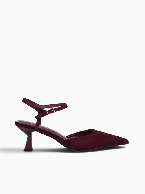 Lara Plum Suede Purple / 5 / M