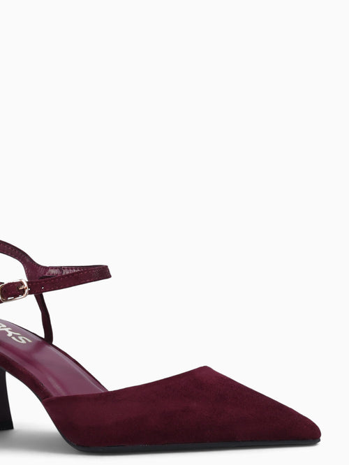 Lara Plum Suede Purple / 5 / M