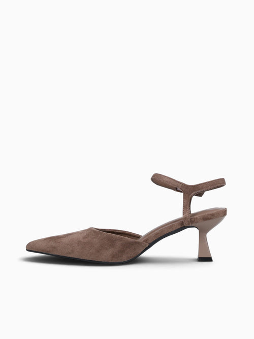 Lara Khaki Suede Brown / 5 / M