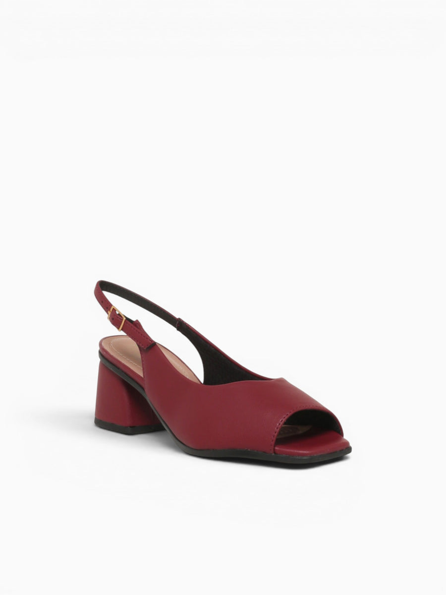 Solana Burgundy Napa Stretch Beige / 5 / M
