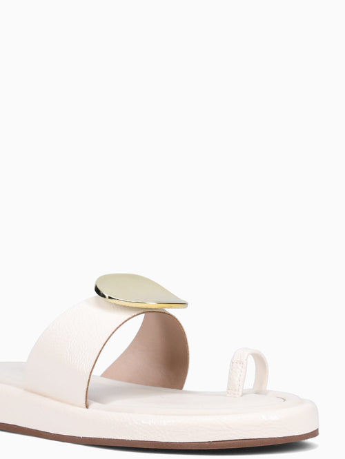 Shapira Off White Verniz Molhado Off White / 5 / M