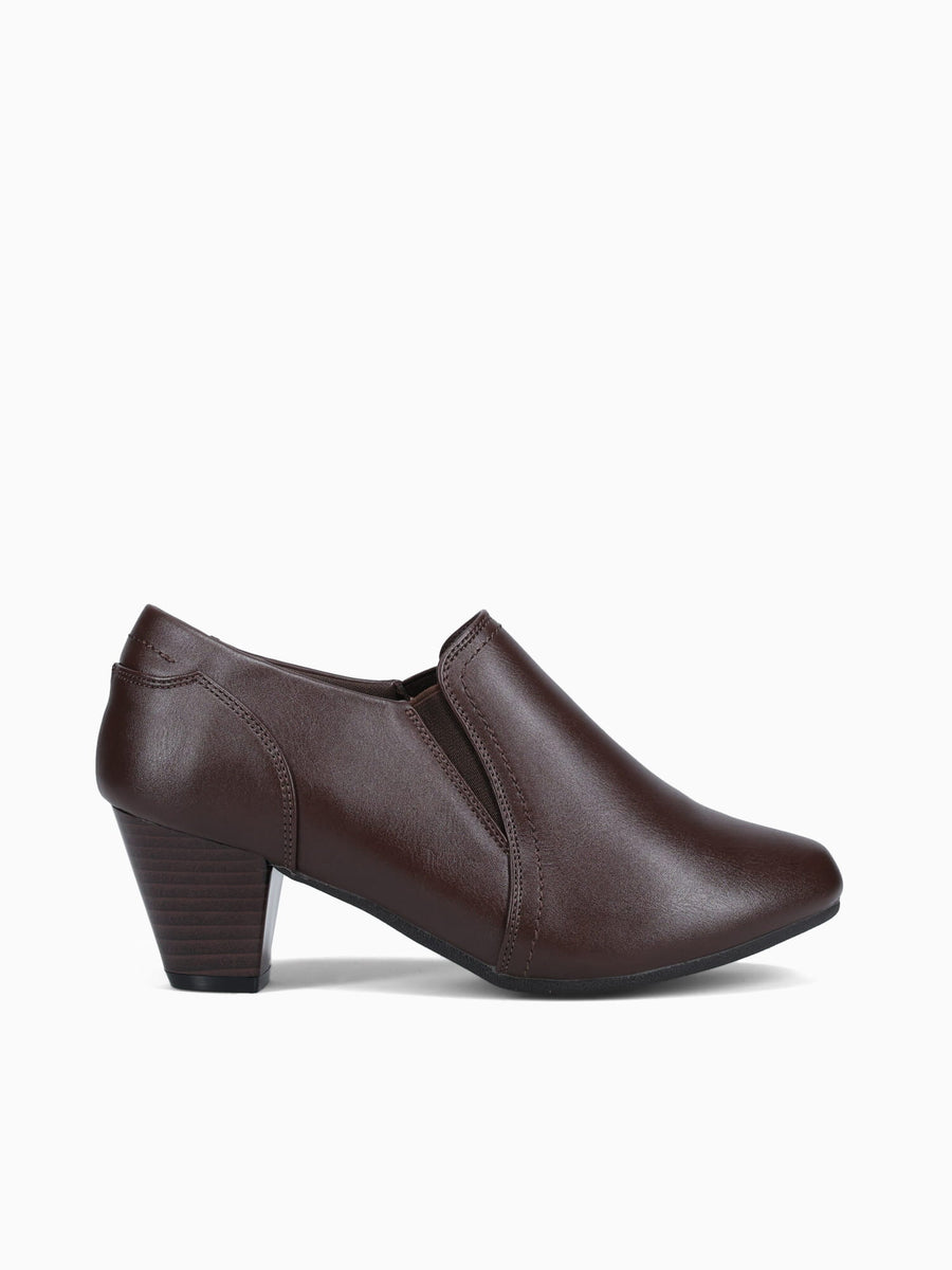 Hannah Dark Brown Smooth Dark Brown / 5 / M