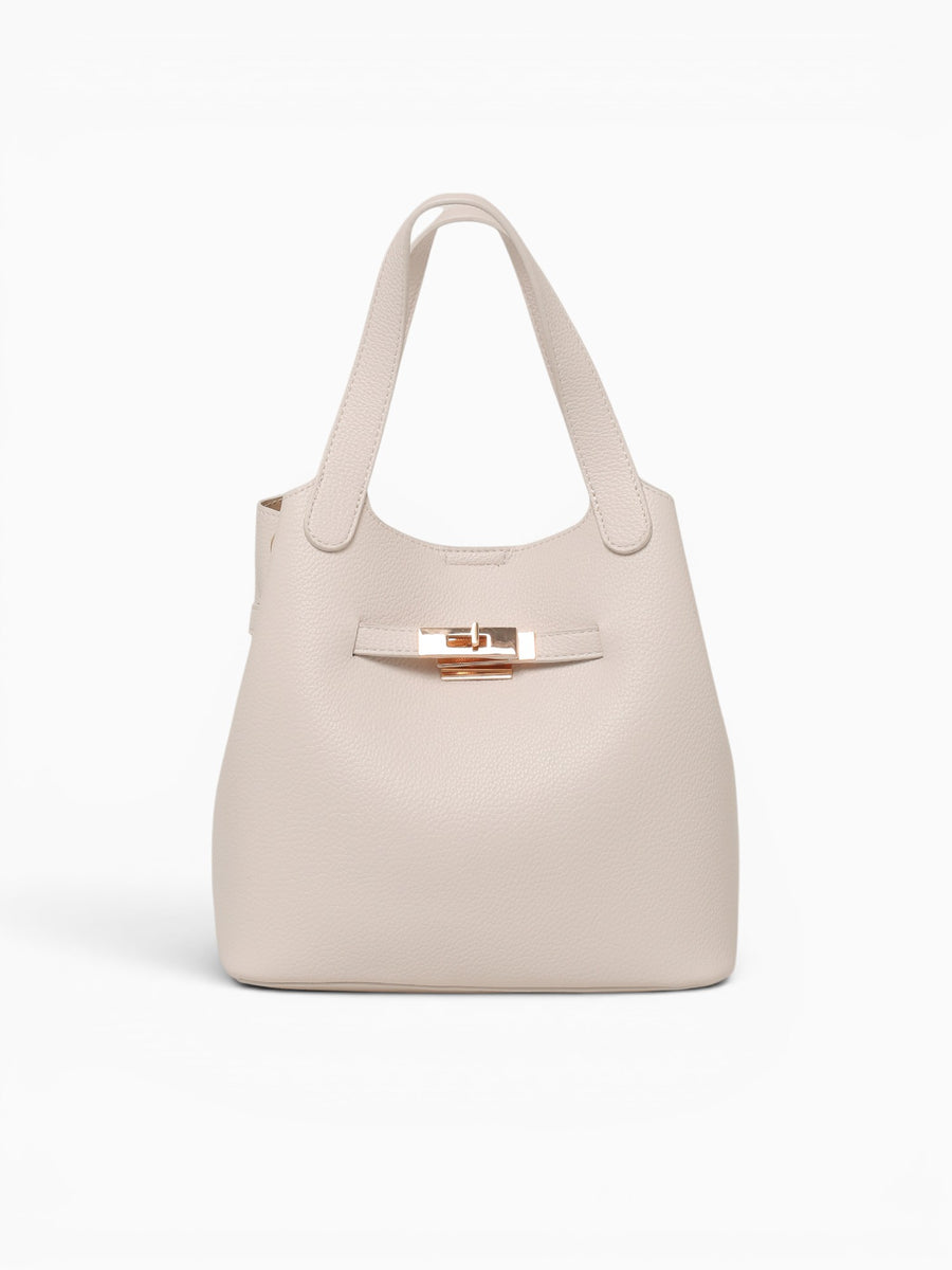Amber Top Handle Bag Wt Off White