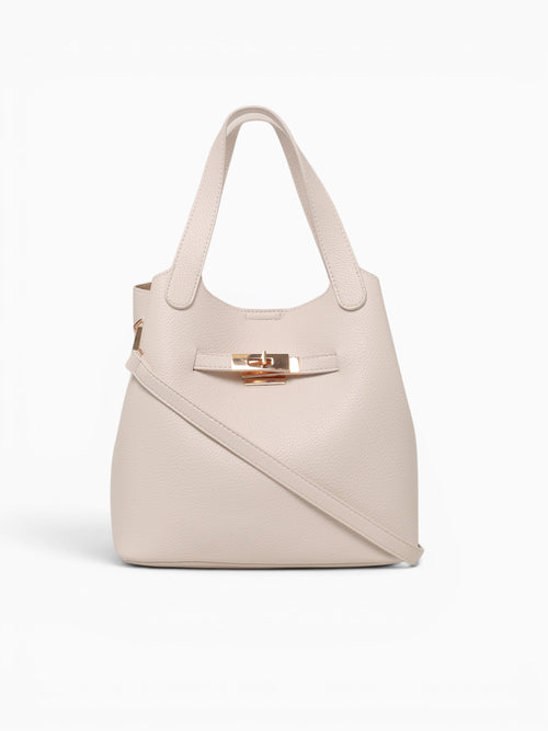 Amber Top Handle Bag Wt Off White