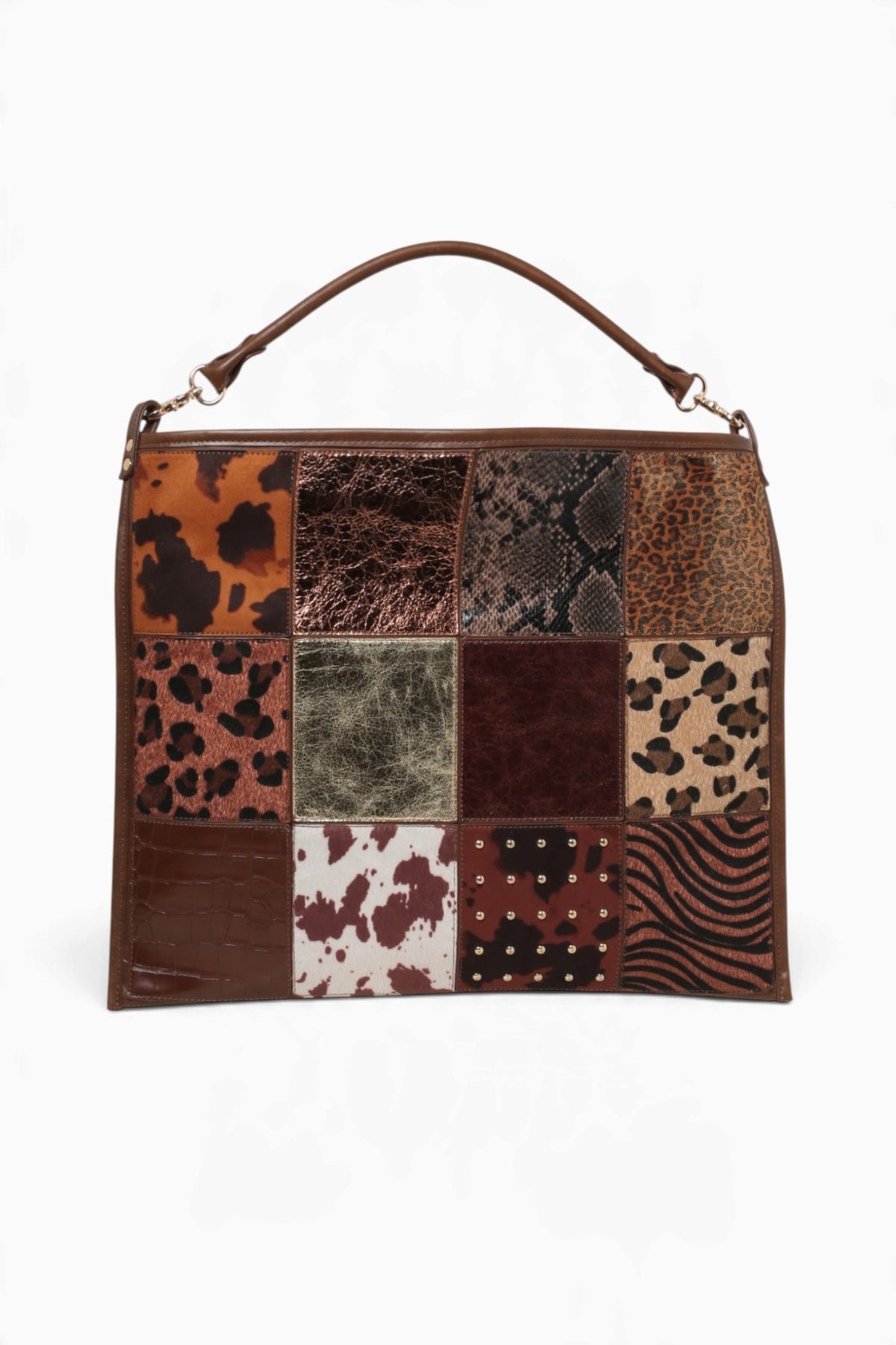 Faith Shoulder Bag Brown Multi Brown Multi