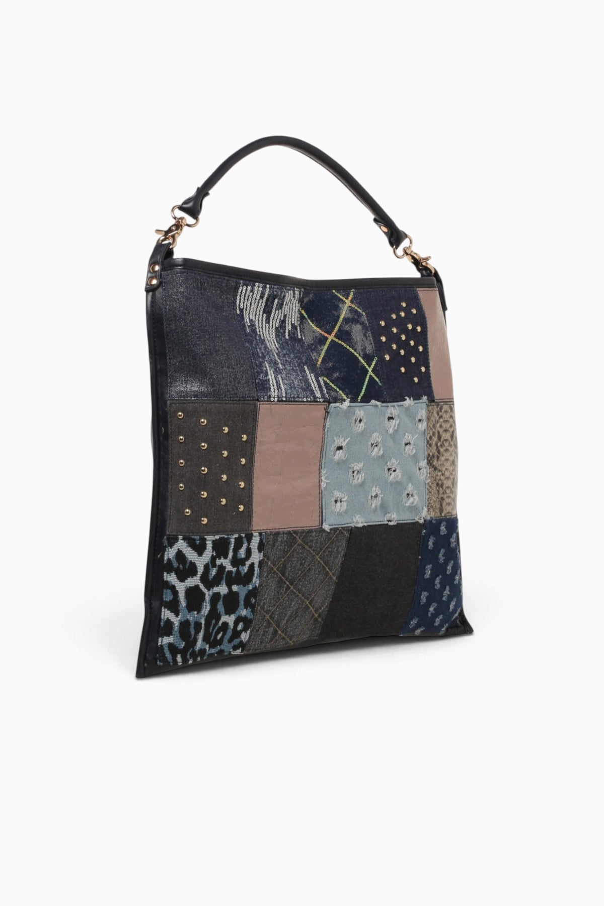 Faith Shoulder Bag Navy Blue multi Blue Multi
