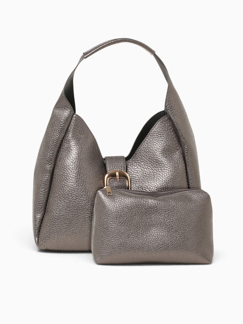 Belinda Shoulder Bag Gunmetal Pewter