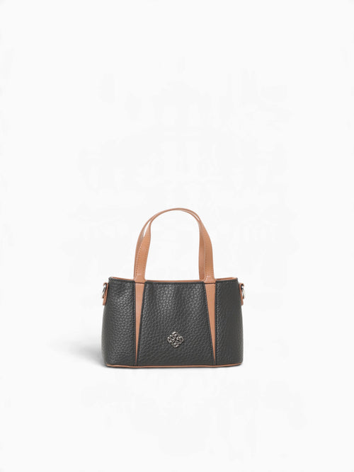 Jade Crossbody Black Tan Black