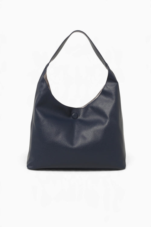 Danah Rev Shoulder Bag Navy Pewt Navy