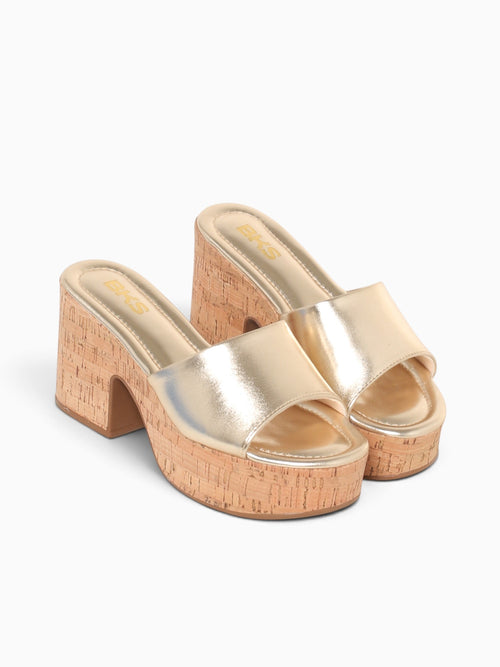Hayley Ouro Metallic Gold / 5 / M