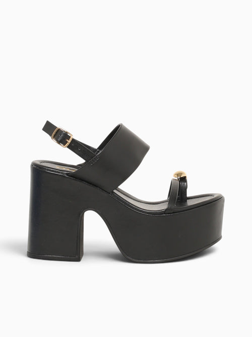 Zennia Black Smooth Black / 5 / M