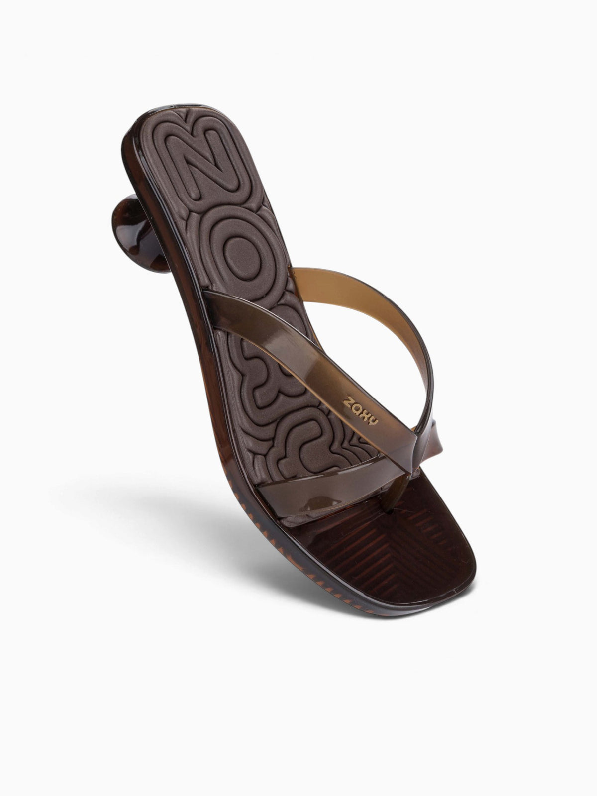 Hit Kitten Heel Ad Brown Jelly Brown / 5 / M