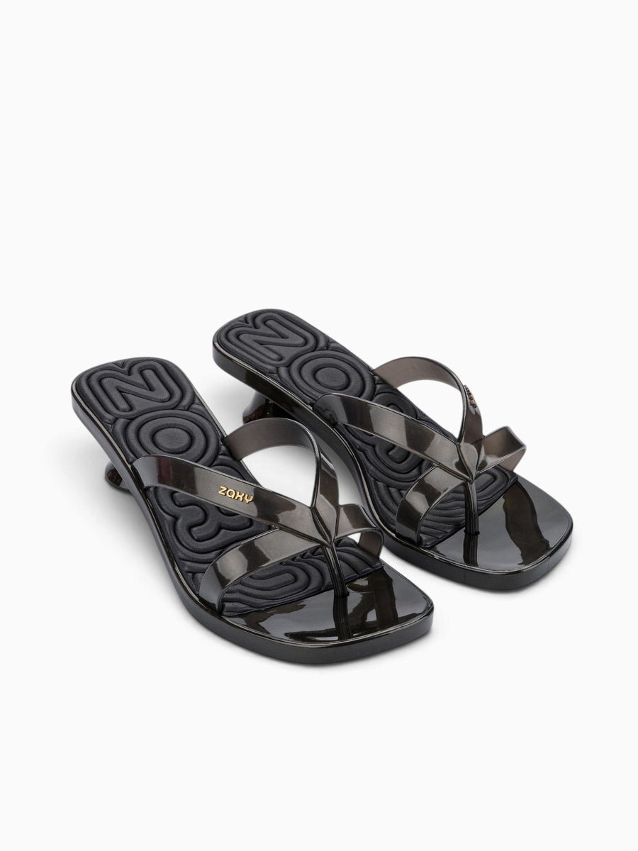 Hit Kitten Heel Ad Black Jelly Black / 5 / M