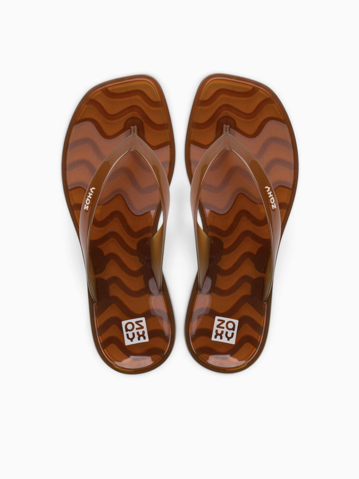 Jelly Thong Ad Clear Brown Brown / 5 / M