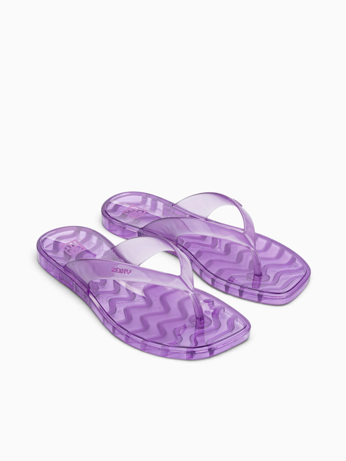 Jelly Thong Ad Lilac Transparent Purple / 5 / M