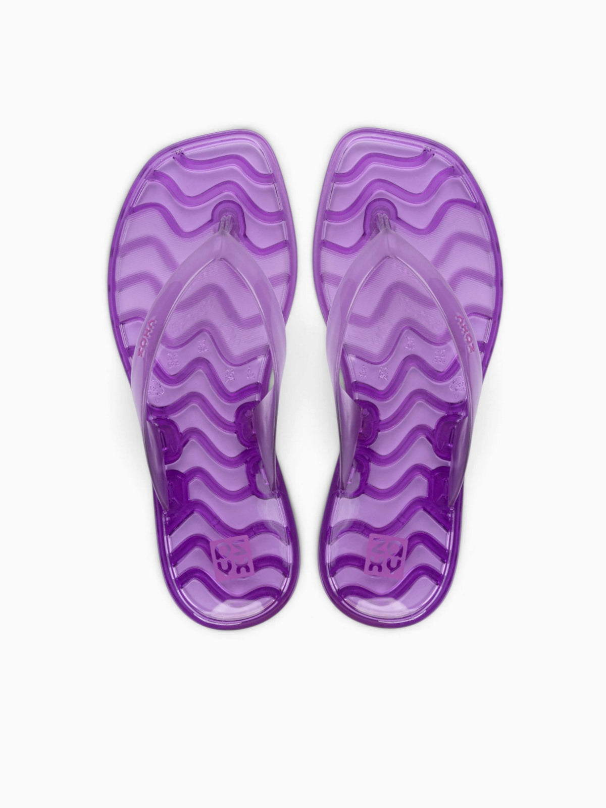 Jelly Thong Ad Lilac Transparent Purple / 5 / M