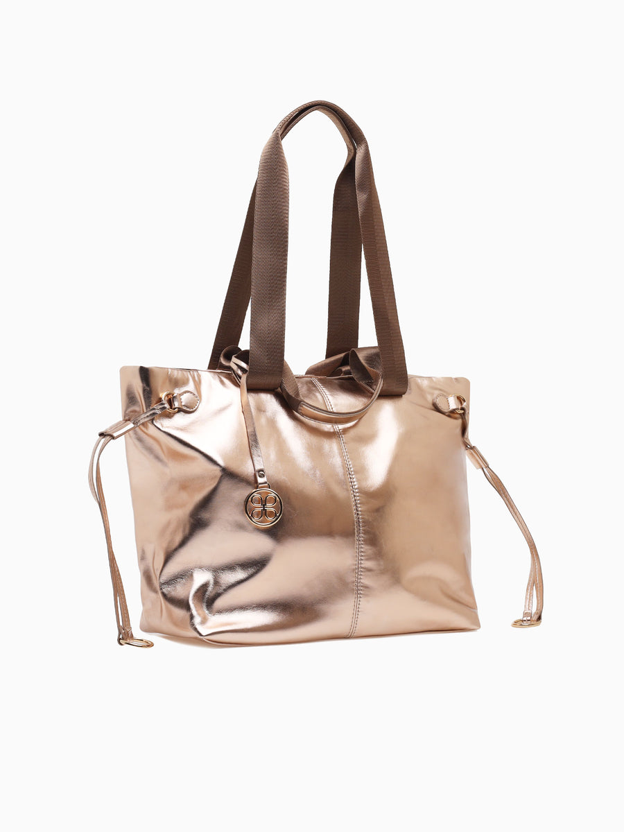 Faye Tote Gold Gold