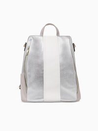 Tassel Backpack Silver Multi Silver